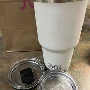 1 Yeti 30oz, yeti magnetic 30oz lid and yeti 20oz lid